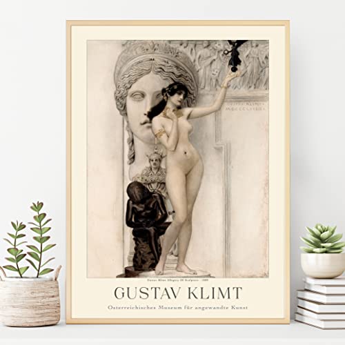 Gustav Klimt Poster Prints, Gustav Klimt Prints Museum Gallery Exhibition Poster, Gustav Klimt Paintings, Gustav Klimt Art Works, Gustav Klimt Prints, Gustav Klimt Exhibition Poster, Vintage Print, Home Wall Art, Office Wall Decor