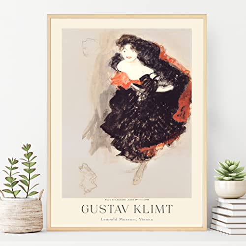 Gustav Klimt Poster Prints, Gustav Klimt Prints Museum Gallery Exhibition Poster, Gustav Klimt Paintings, Gustav Klimt Art Works, Gustav Klimt Prints, Gustav Klimt Exhibition Poster, Vintage Print, Home Wall Art, Office Wall Decor