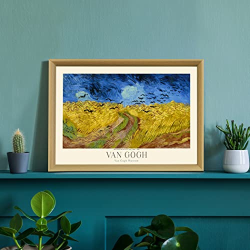 Van Gogh Poster Prints, Van Gogh Prints Museum Gallery Exhibition Poster, Van Gogh Paintings, Van Gogh Art Works, Van Gogh Prints, Van Gogh Exhibition Poster, Vintage Print, Home Wall Art, Office Wall Decor