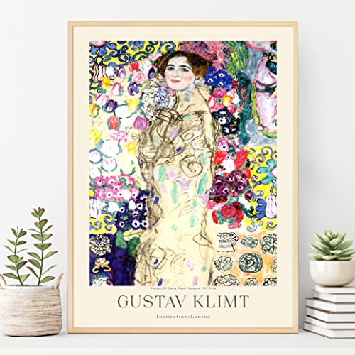 Gustav Klimt Poster Prints, Gustav Klimt Prints Museum Gallery Exhibition Poster, Gustav Klimt Paintings, Gustav Klimt Art Works, Gustav Klimt Prints, Gustav Klimt Exhibition Poster, Vintage Print, Home Wall Art, Office Wall Decor