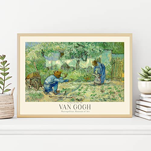 Van Gogh Poster Prints, Van Gogh Prints Museum Gallery Exhibition Poster, Van Gogh Paintings, Van Gogh Art Works, Van Gogh Prints, Van Gogh Exhibition Poster, Vintage Print, Home Wall Art, Office Wall Decor