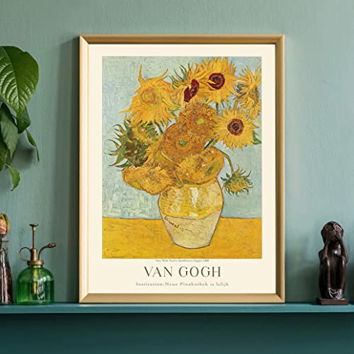 Van Gogh Poster Prints, Van Gogh Prints Museum Gallery Exhibition Poster, Van Gogh Paintings, Van Gogh Art Works, Van Gogh Prints, Van Gogh Exhibition Poster, Vintage Print, Home Wall Art, Office Wall Decor