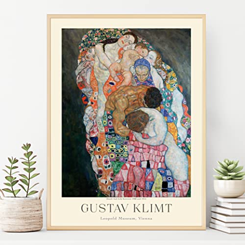 Gustav Klimt Poster Prints, Gustav Klimt Prints Museum Gallery Exhibition Poster, Gustav Klimt Paintings, Gustav Klimt Art Works, Gustav Klimt Prints, Gustav Klimt Exhibition Poster, Vintage Print, Home Wall Art, Office Wall Decor