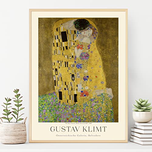 Gustav Klimt Poster Prints, Gustav Klimt Prints Museum Gallery Exhibition Poster, Gustav Klimt Paintings, Gustav Klimt Art Works, Gustav Klimt Prints, Gustav Klimt Exhibition Poster, Vintage Print, Home Wall Art, Office Wall Decor