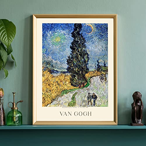 Van Gogh Poster Prints, Van Gogh Prints Museum Gallery Exhibition Poster, Van Gogh Paintings, Van Gogh Art Works, Van Gogh Prints, Van Gogh Exhibition Poster, Vintage Print, Home Wall Art, Office Wall Decor