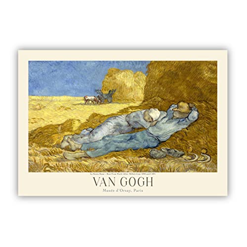 Van Gogh Poster Prints, Van Gogh Prints Museum Gallery Exhibition Poster, Van Gogh Paintings, Van Gogh Art Works, Van Gogh Prints, Van Gogh Exhibition Poster, Vintage Print, Home Wall Art, Office Wall Decor