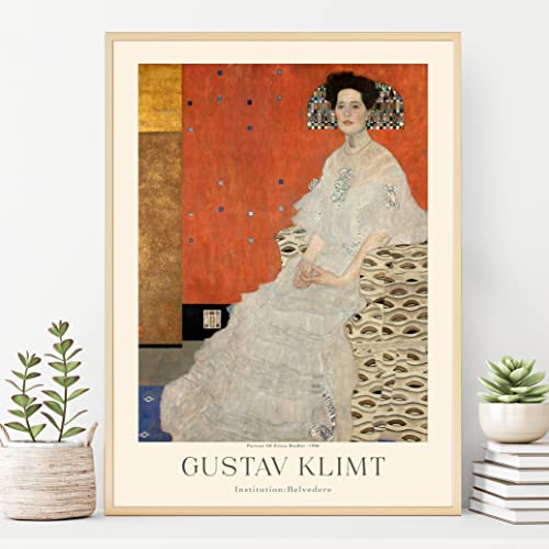 Gustav Klimt Poster Prints, Gustav Klimt Prints Museum Gallery Exhibition Poster, Gustav Klimt Paintings, Gustav Klimt Art Works, Gustav Klimt Prints, Gustav Klimt Exhibition Poster, Vintage Print, Home Wall Art, Office Wall Decor