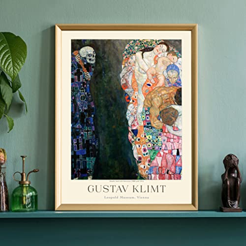 Gustav Klimt Poster Prints, Gustav Klimt Prints Museum Gallery Exhibition Poster, Gustav Klimt Paintings, Gustav Klimt Art Works, Gustav Klimt Prints, Gustav Klimt Exhibition Poster, Vintage Print, Home Wall Art, Office Wall Decor