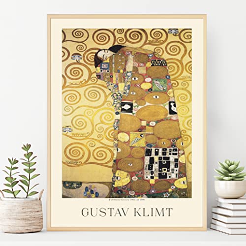 Gustav Klimt Poster Prints, Gustav Klimt Prints Museum Gallery Exhibition Poster, Gustav Klimt Paintings, Gustav Klimt Art Works, Gustav Klimt Prints, Gustav Klimt Exhibition Poster, Vintage Print, Home Wall Art, Office Wall Decor