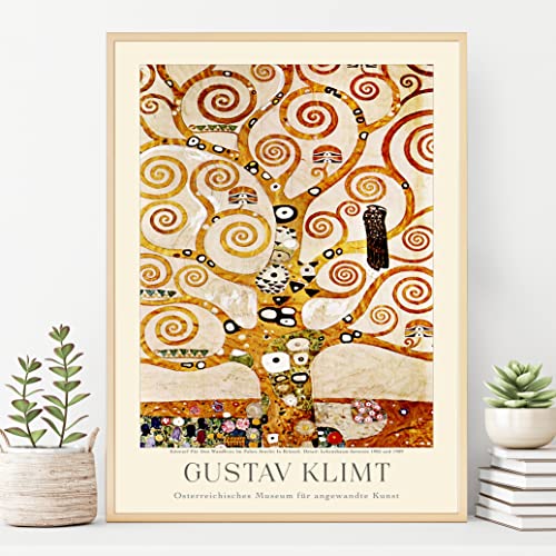 Gustav Klimt Poster Prints, Gustav Klimt Prints Museum Gallery Exhibition Poster, Gustav Klimt Paintings, Gustav Klimt Art Works, Gustav Klimt Prints, Gustav Klimt Exhibition Poster, Vintage Print, Home Wall Art, Office Wall Decor