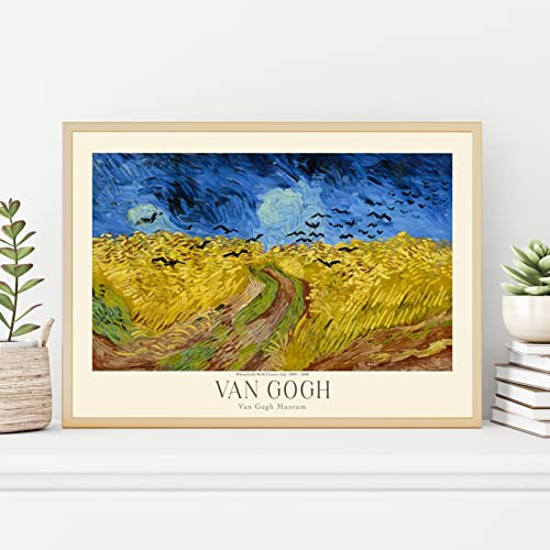 Van Gogh Poster Prints, Van Gogh Prints Museum Gallery Exhibition Poster, Van Gogh Paintings, Van Gogh Art Works, Van Gogh Prints, Van Gogh Exhibition Poster, Vintage Print, Home Wall Art, Office Wall Decor