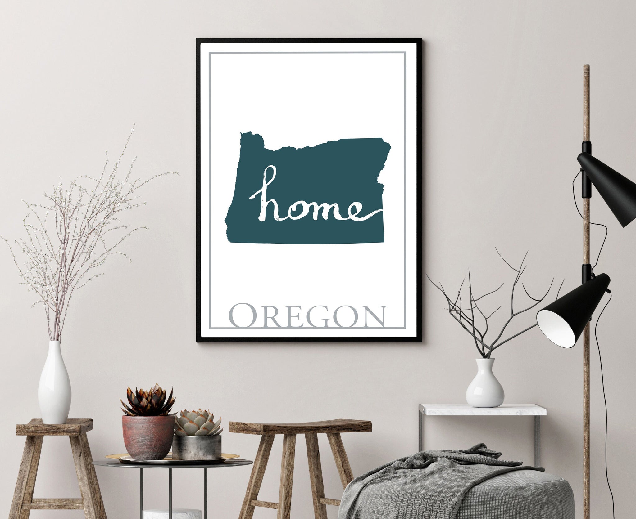 Oregon Map Wall Art, Oregon Modern Map Print, City map wall decor, Oregon City Poster Print, Unframed Oregon State Poster, Home wall decor