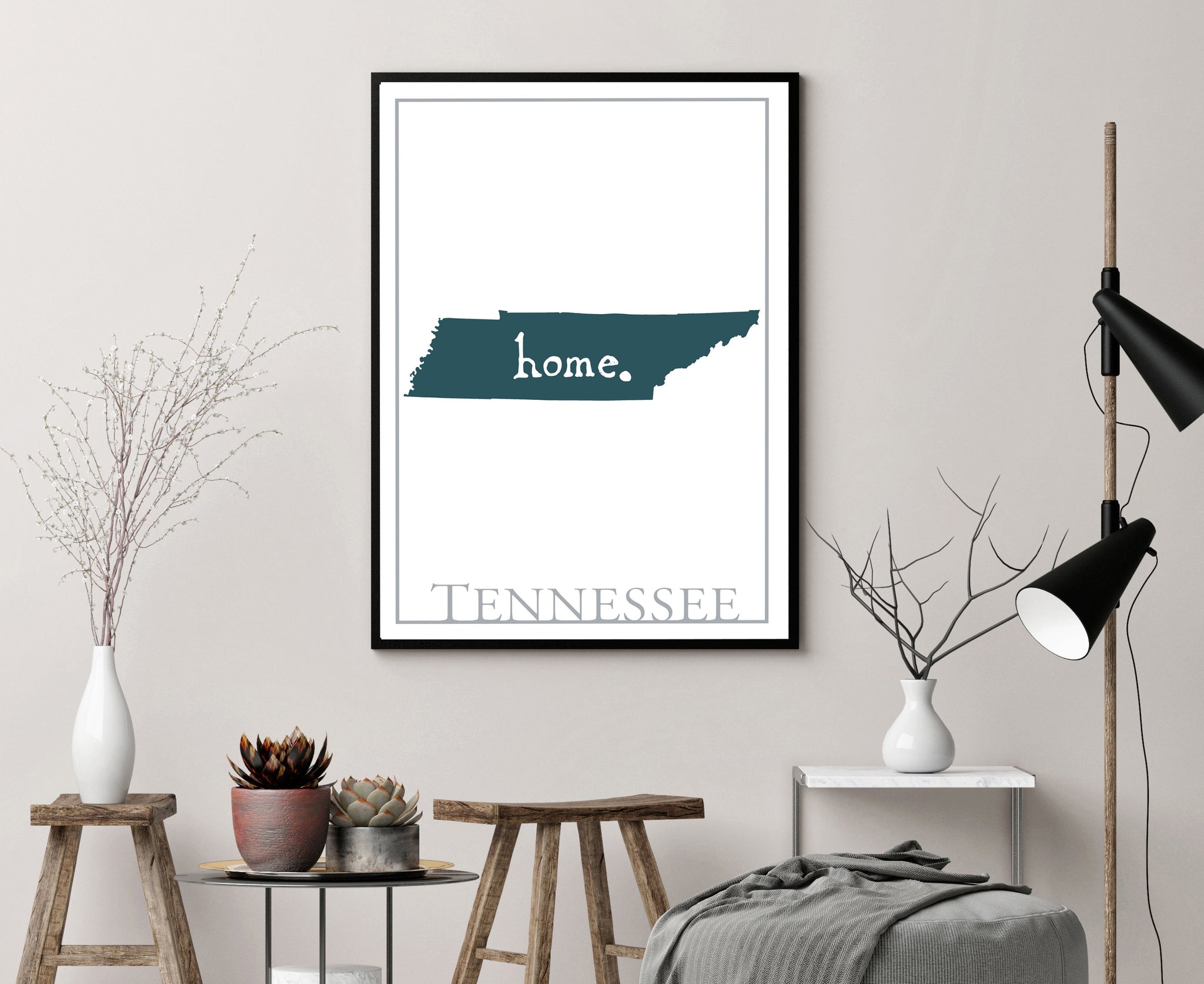 Tennessee Map Wall Art, Tennessee Modern Map Poster Print, City map wall decor, Tennessee City Poster Print, State Poster,Home wall art