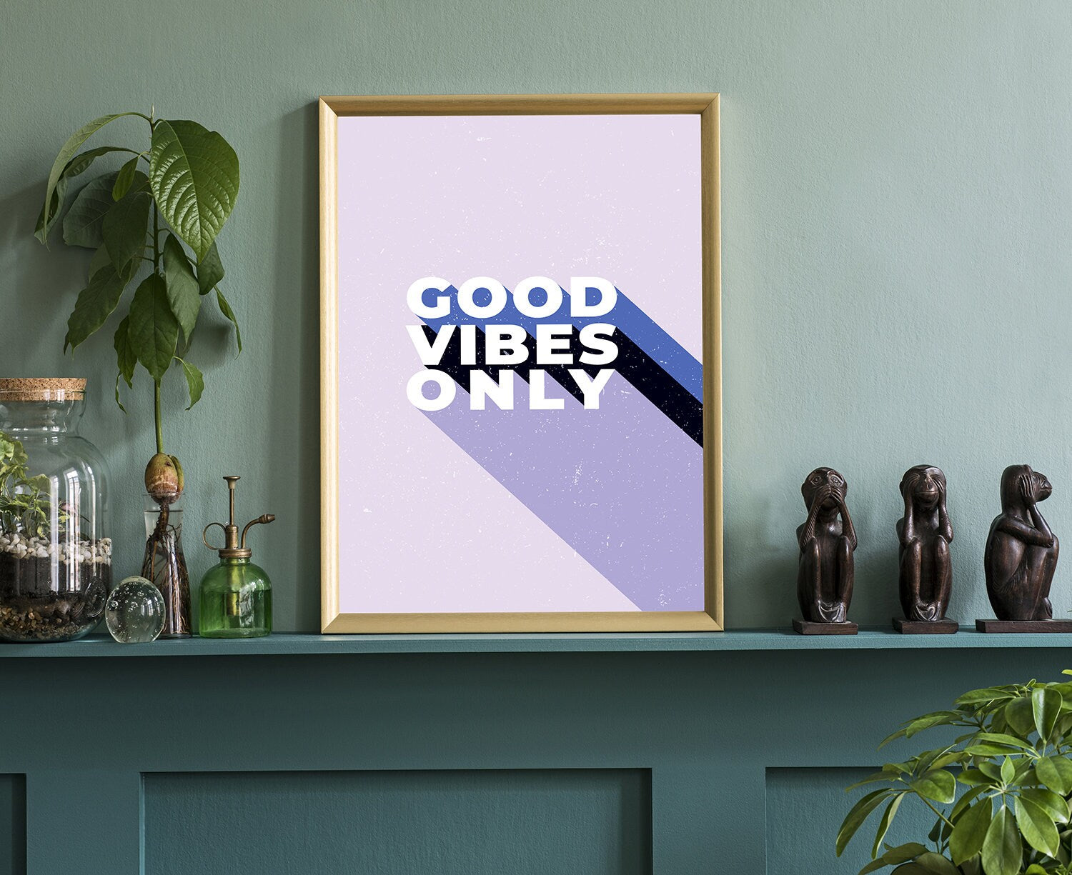 Good Vibes Only, Poster Printing, Art print, Quote Prints, Dorm room wall art, Office Home School wall decor, Motivational quotes, Posters