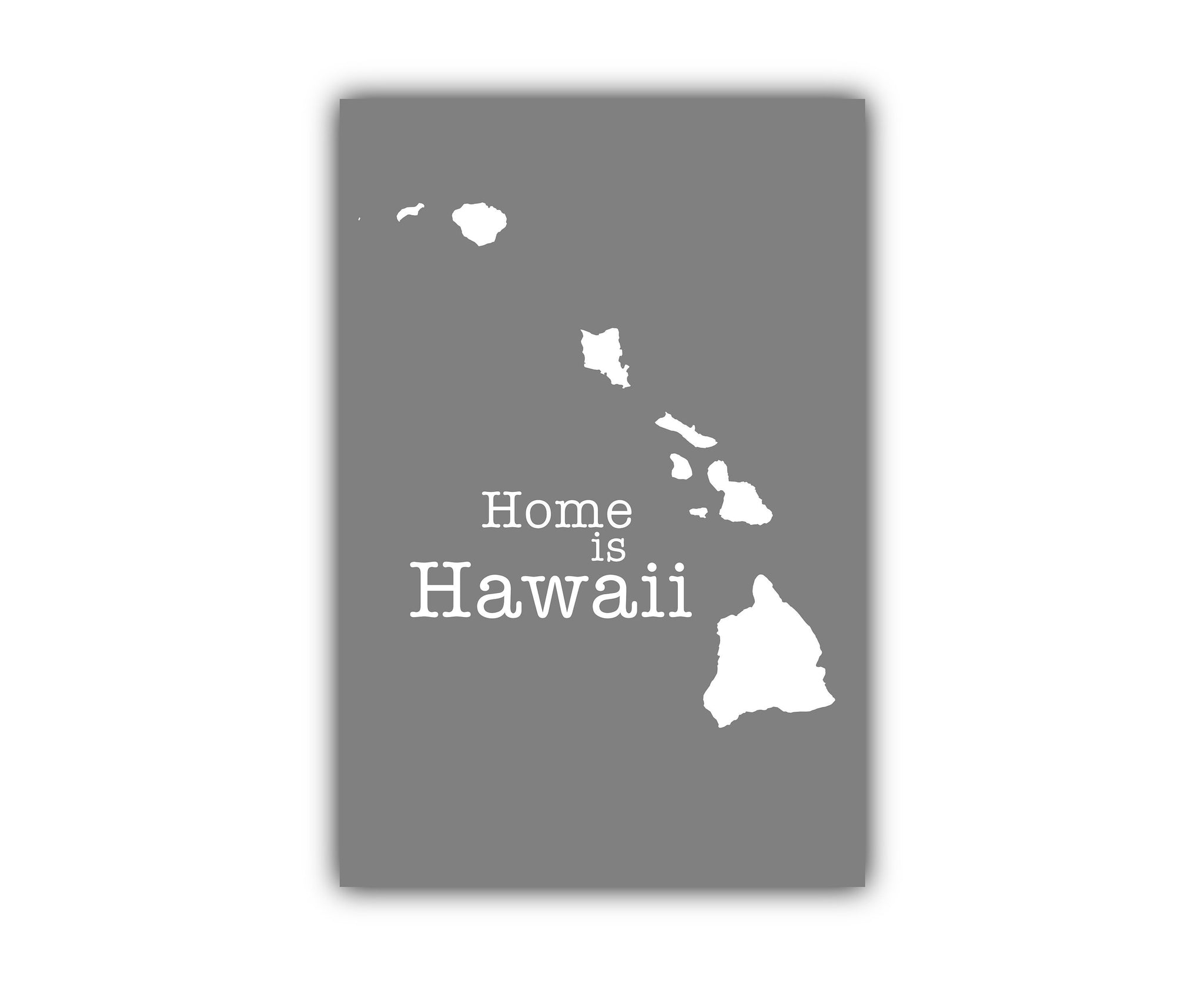 Hawaii Map, Wall Art, Hawaii Map Poster Print, City map wall decor, Hawaii State Poster Print, Office wall decor, Home wall decor, Home gift