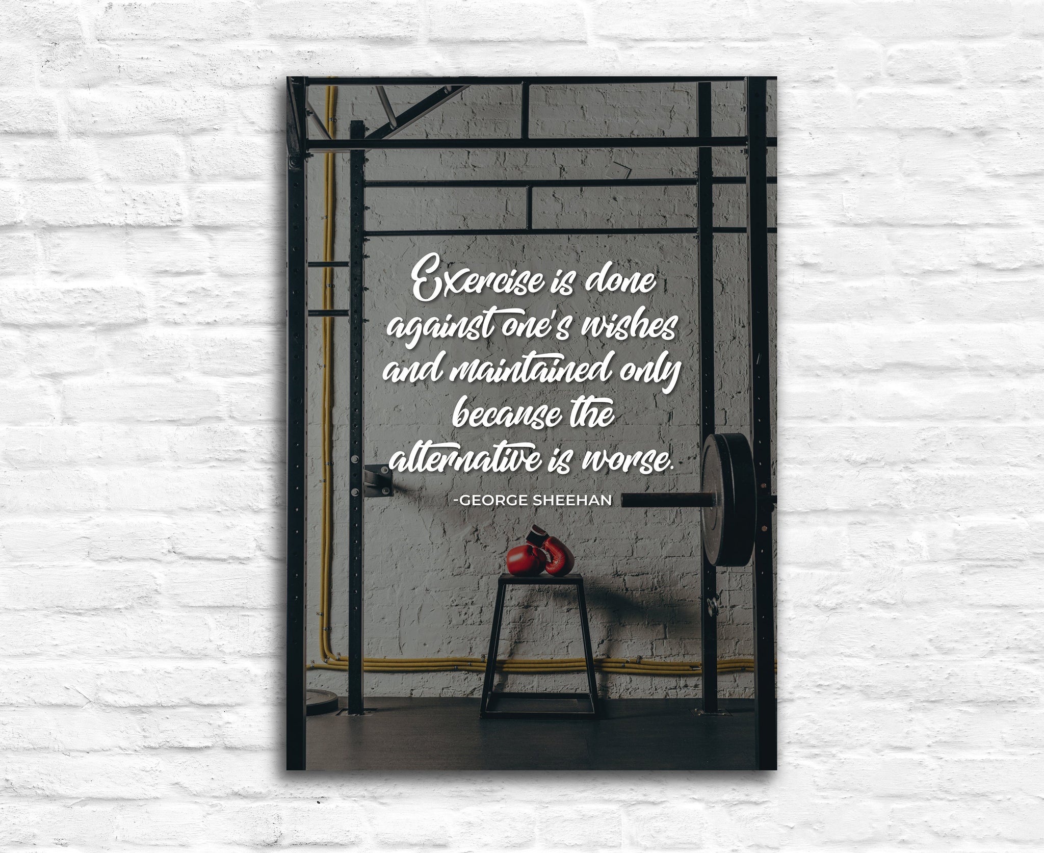 Gym wall art, Gym Poster, Gym quote, Gym D√©cor, Home gym, Home gym d√©cor, Home gym poster, Inspired poster, Fitness d√©cor,Motivational quote