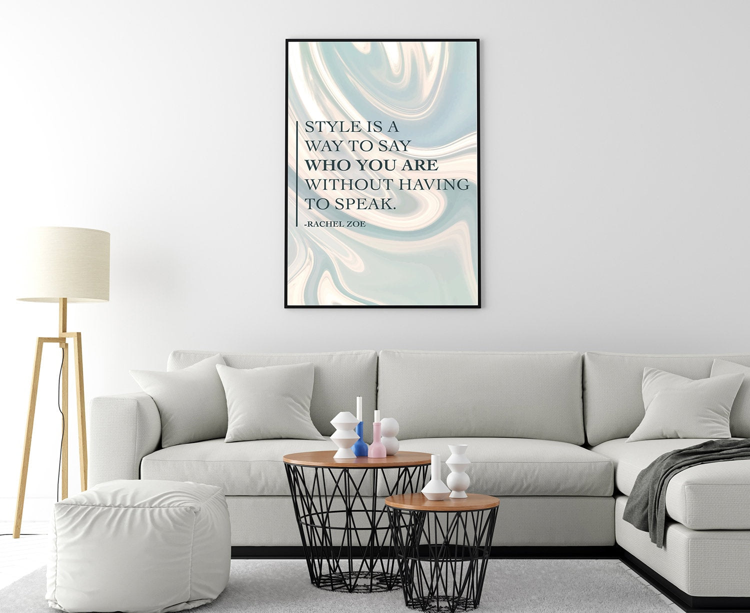 Style is a Way, Rachel Zoe quotes, Poster prints, Inspirational quote prints, Motivational quote prints Home wall art, Living room wall arts