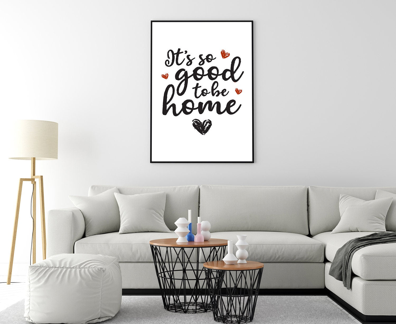 It's so Good to be Home, Poster print, Home wall decor, Quote print, Motivational quote print, Office wall decor, Entrepreneur Modern poster