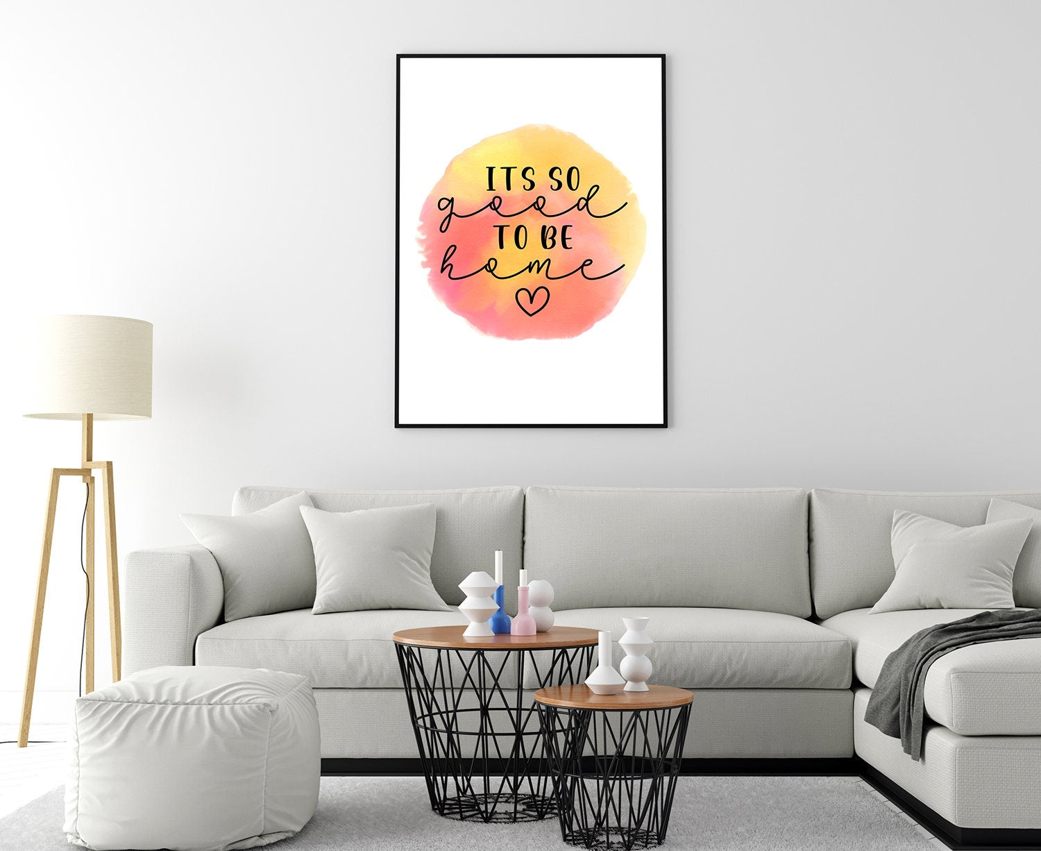 It's so Good to be Home, Poster print, Home wall decor, Quote print, Motivational quote print, Office wall decor, Entrepreneur Modern poster