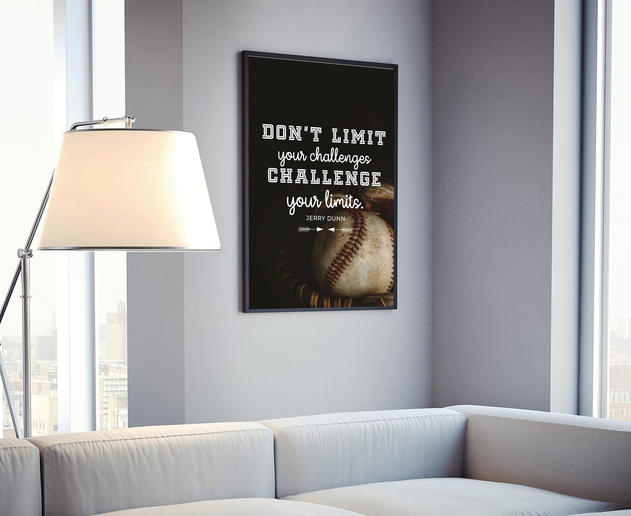 Don't limit your challenges, Quote posters, Home wall Arts, Dorm wall art, Office wall decoration, Motivational quotes, Workout room quotes