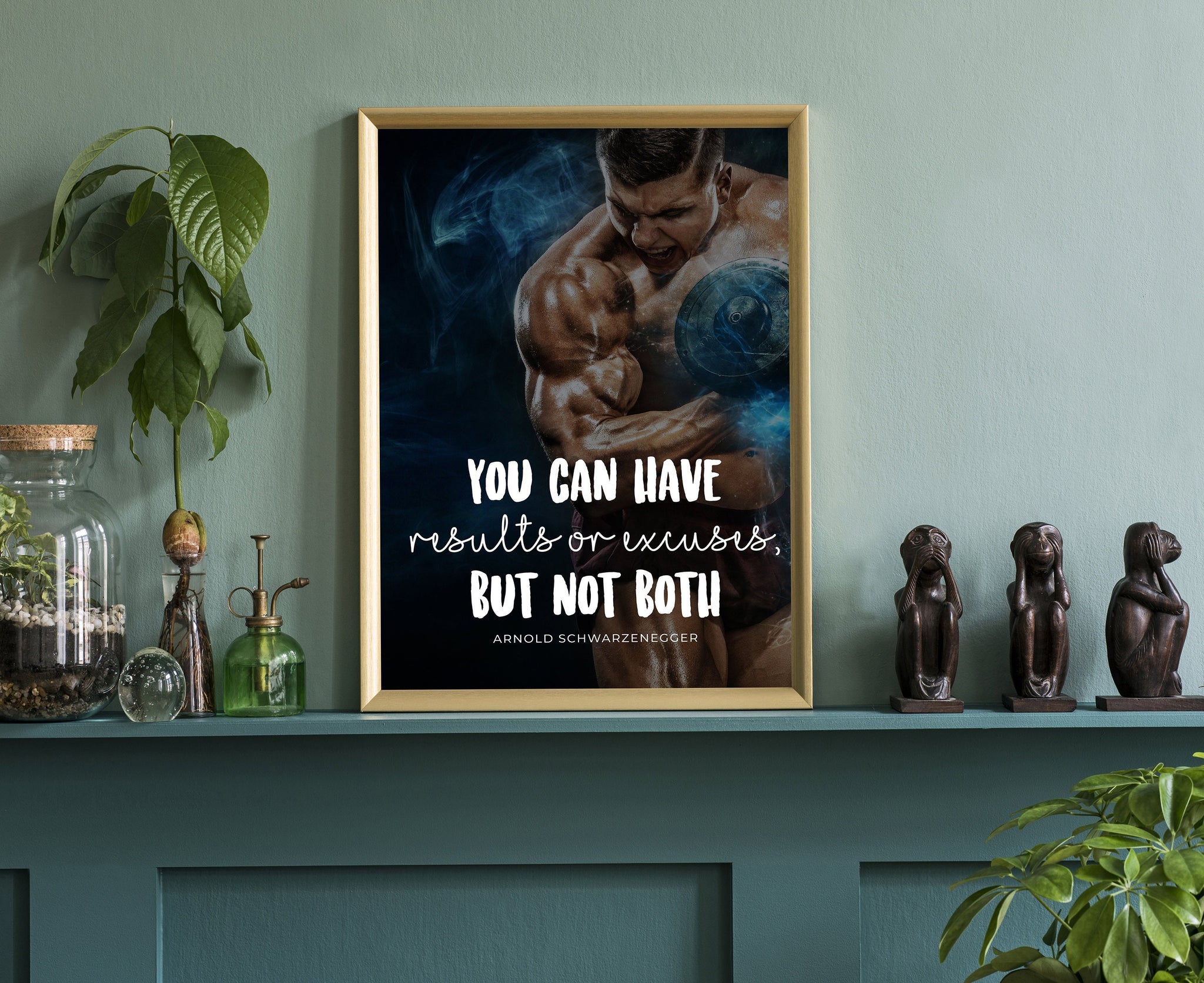 Gym wall art, Gym Poster, Gym quote, Gym D√©cor, Home gym, Home gym d√©cor, Home gym poster, Inspired poster, Fitness d√©cor,Motivational quote