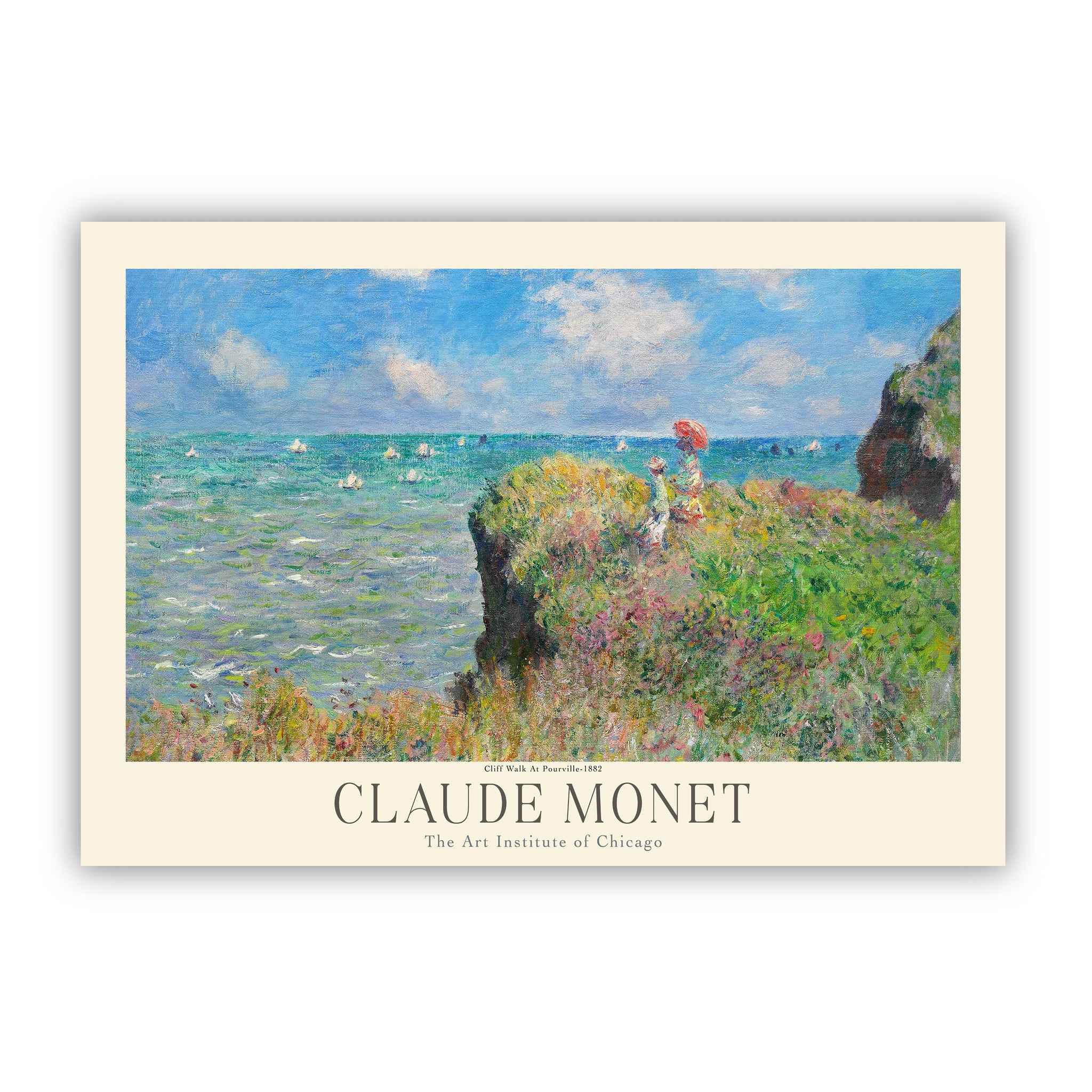 Claude Monet painting prints, Museum gallery exhibition poster, Claude Monet artworks, Claude Monet poster prints, Monet vintage print