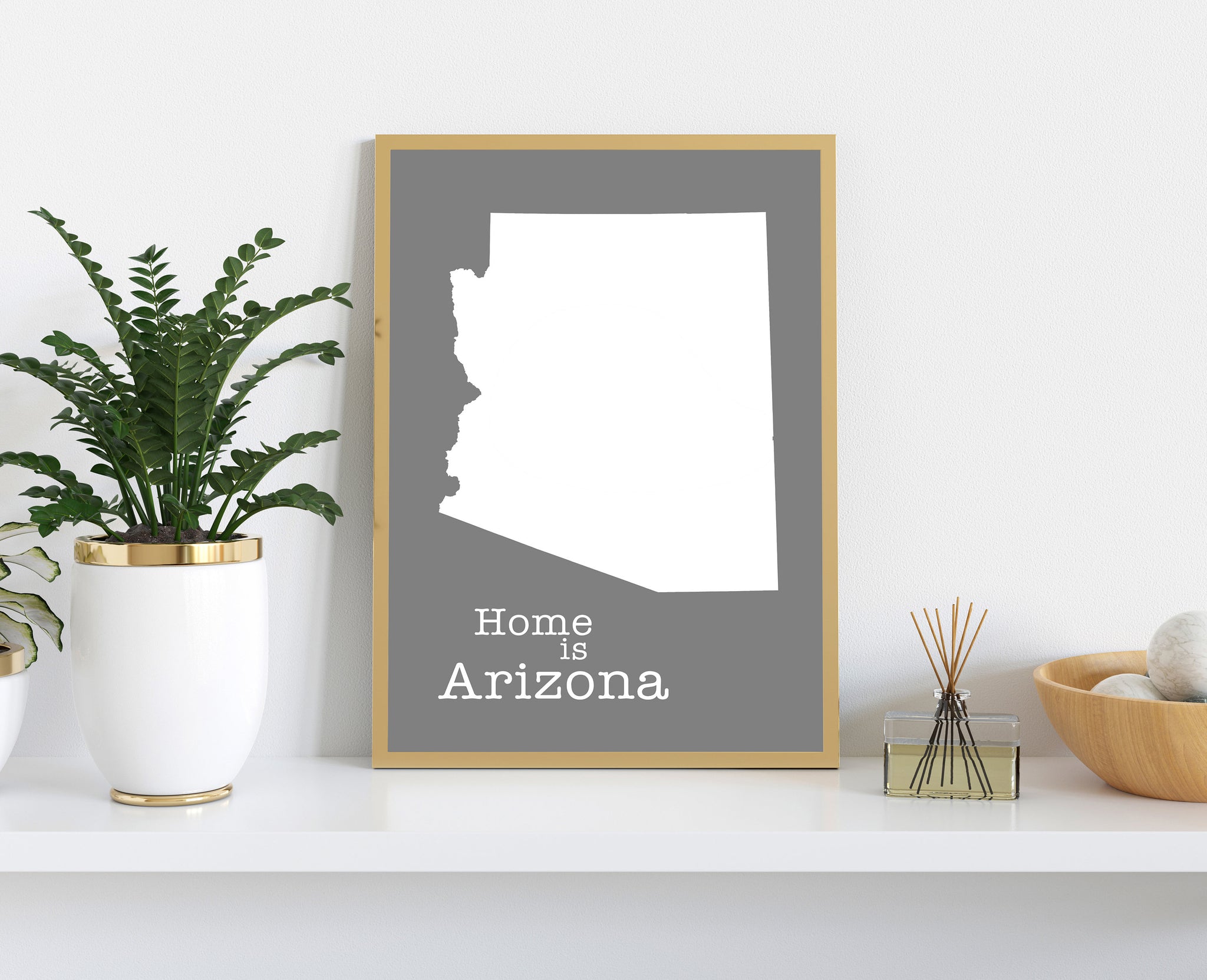Arizona Map Wall Art