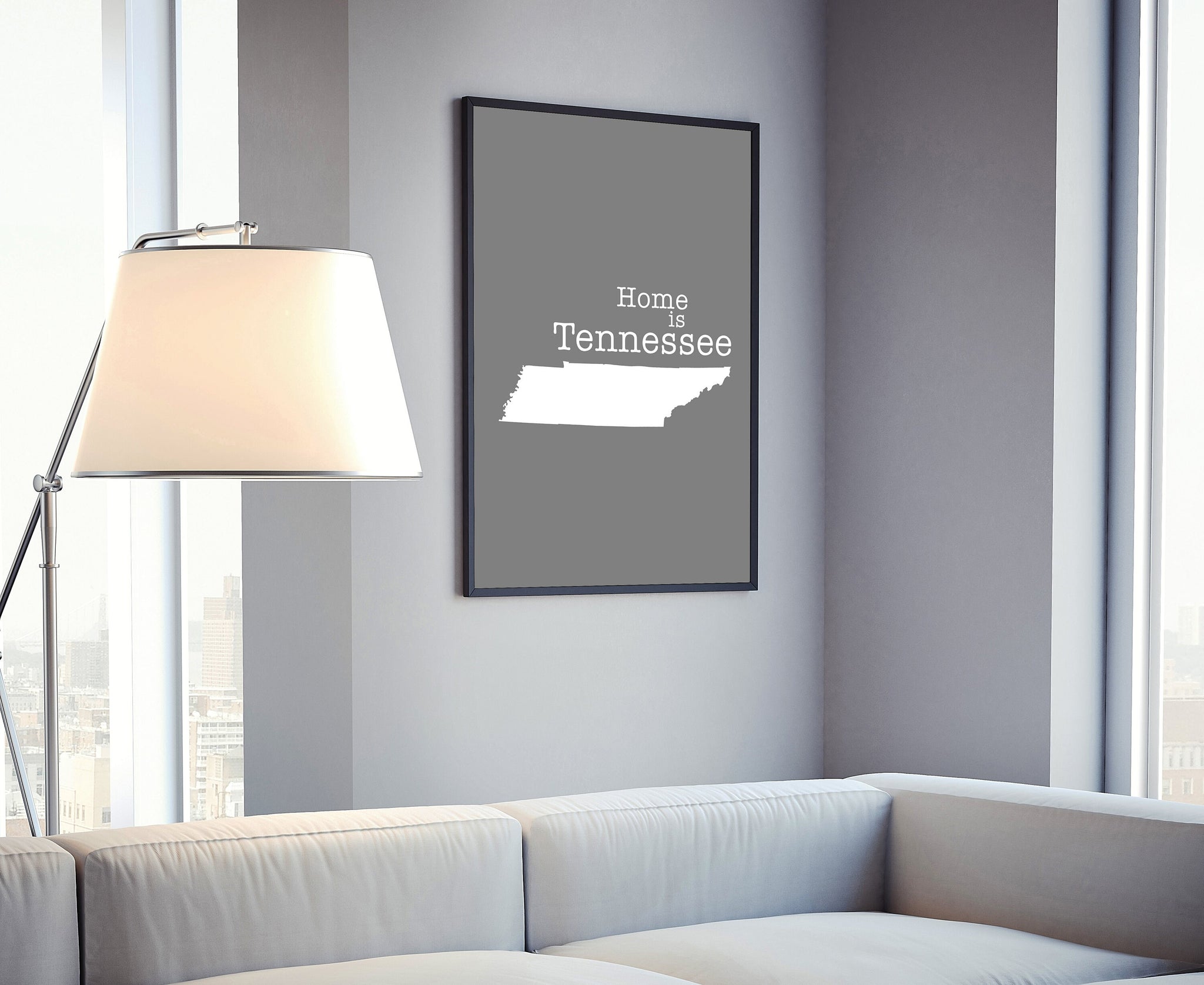 Tennessee Map Wall Art