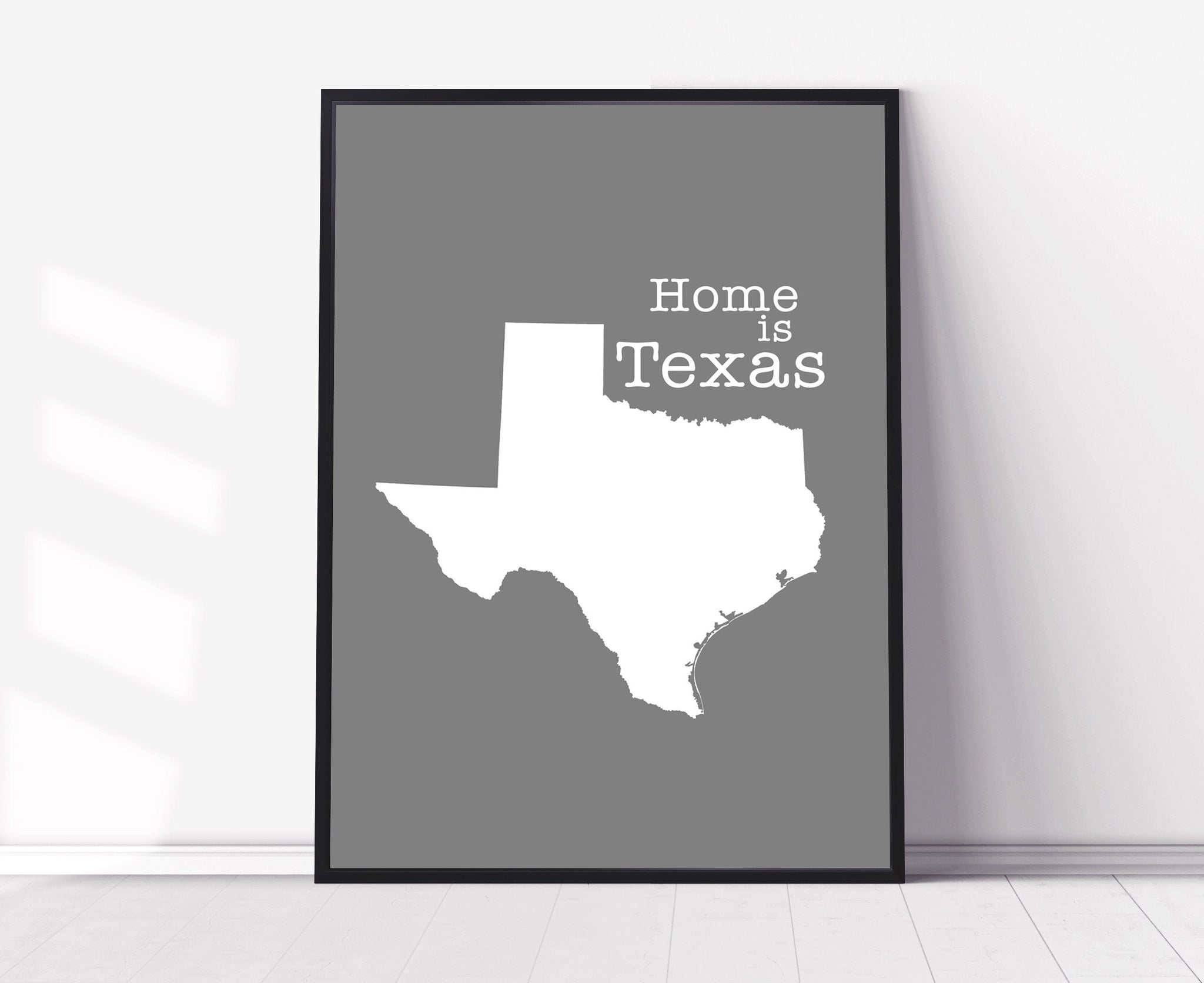 Texas Map Wall Art