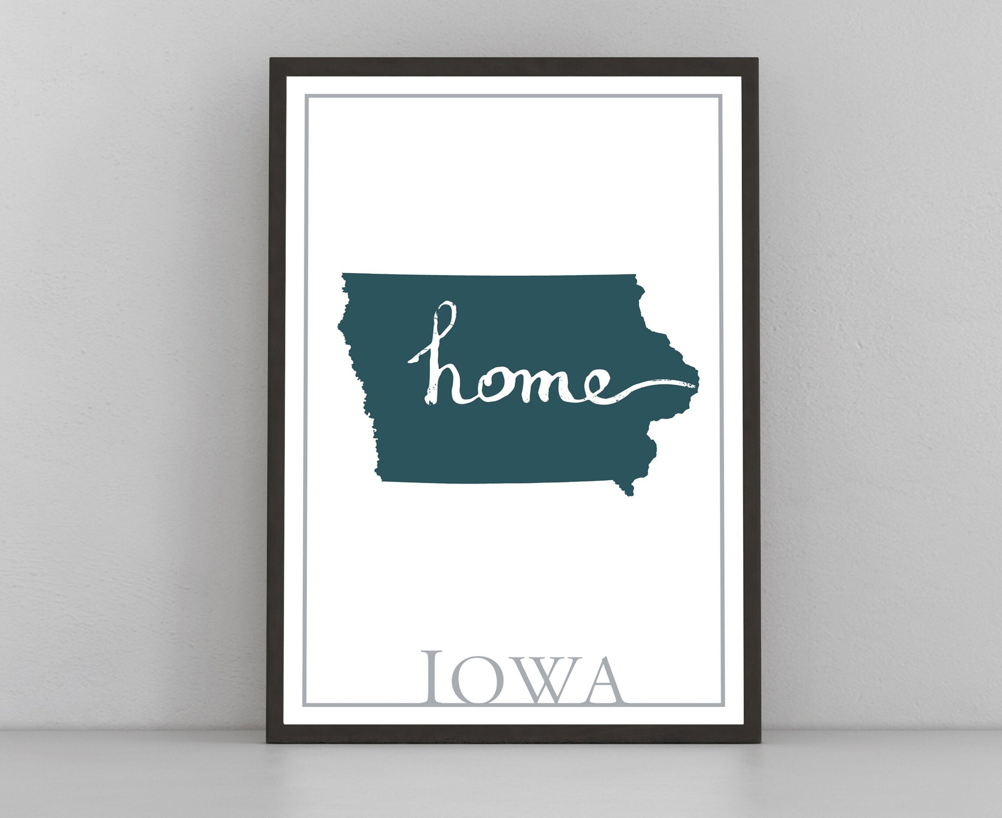 Iowa Map Wall Art, Iowa Modern Map Poster Print, Home Wall Decor, City Map, Iowa City Poster Print, Iowa State Poster, Home wall decor, Gift