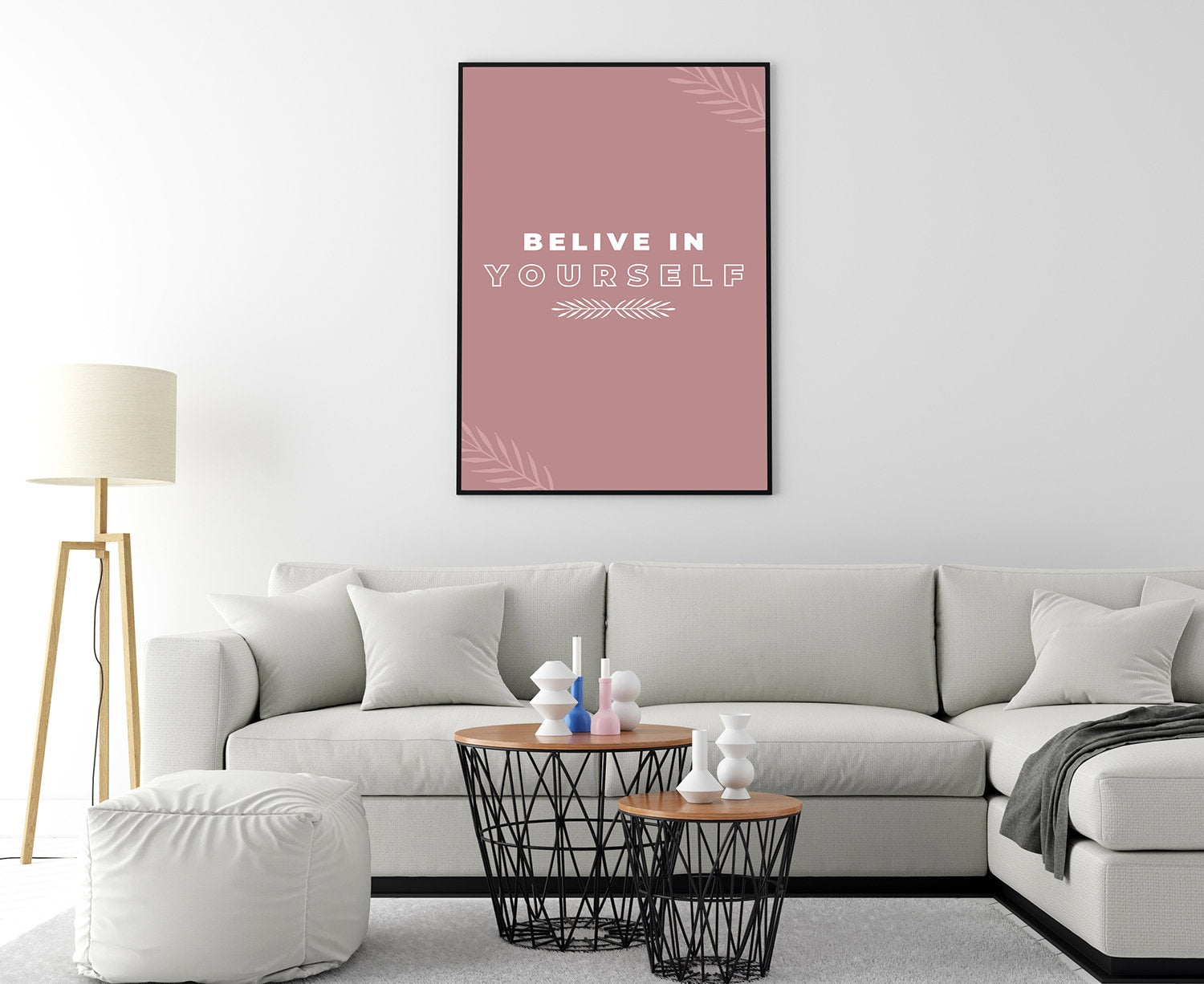 Believe in Yourself, Quotes Poster Print