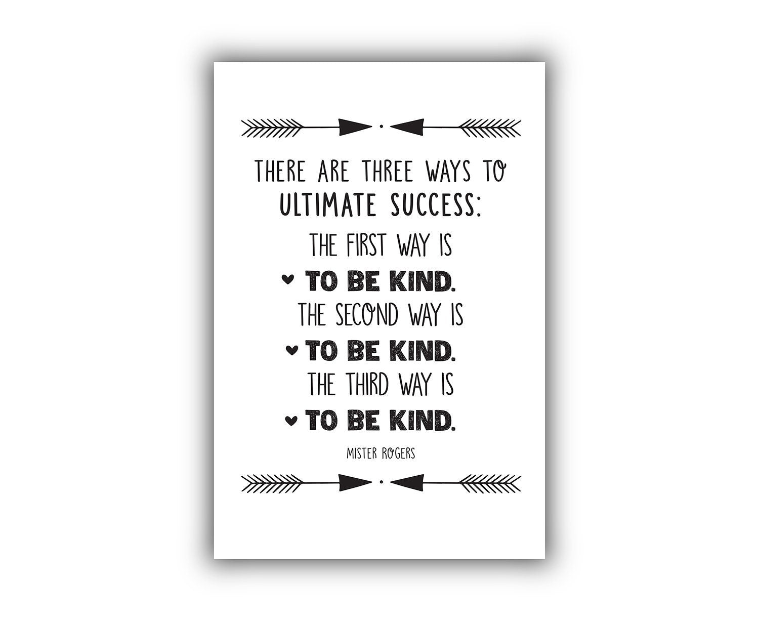 There are three ways to ultimate.., Quotes Poster Print