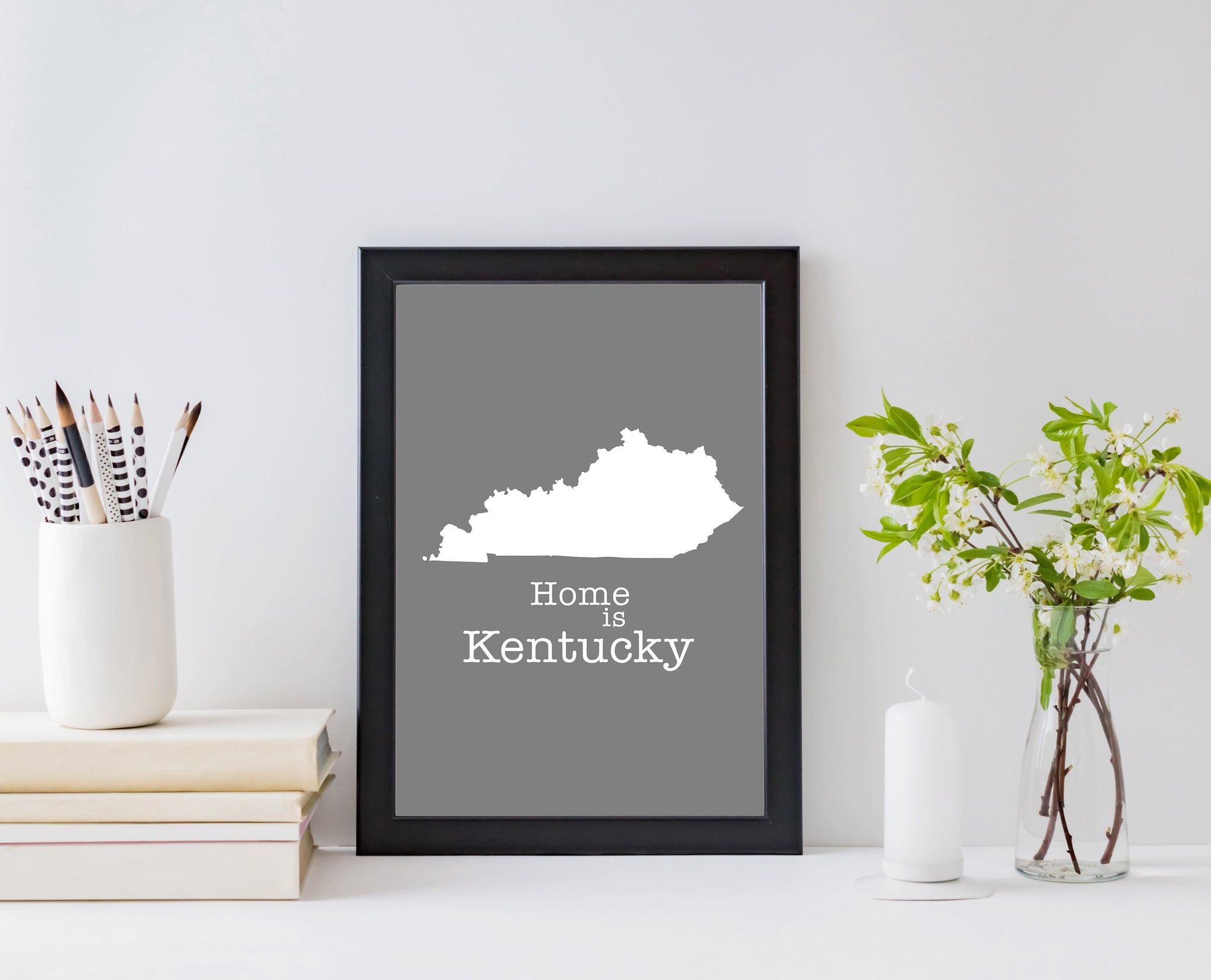 Kentucky Map Wall Art