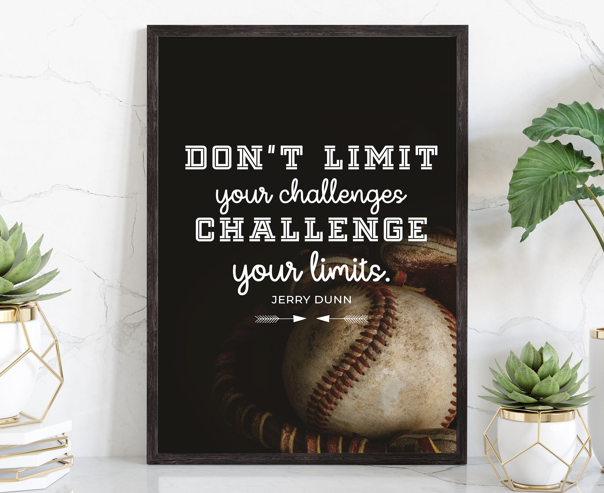 Don't limit your challenges, Quote posters, Home wall Arts, Dorm wall art, Office wall decoration, Motivational quotes, Workout room quotes