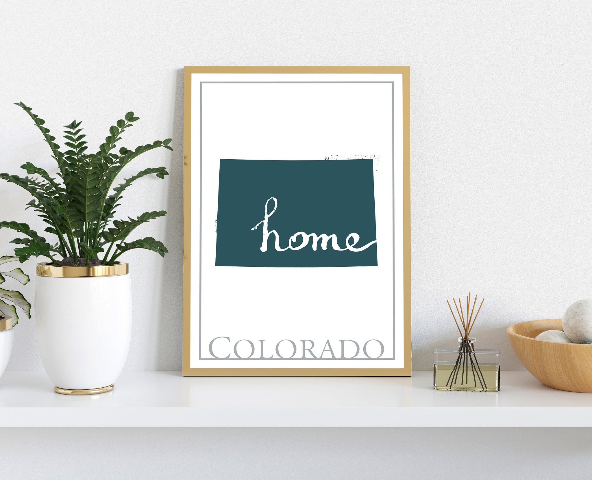 Colorado Map Wall Art, Colorado Modern Map Poster, Home Wall Decor, City Map, States map posters, Home wall decor, Office wall decor, Gifts