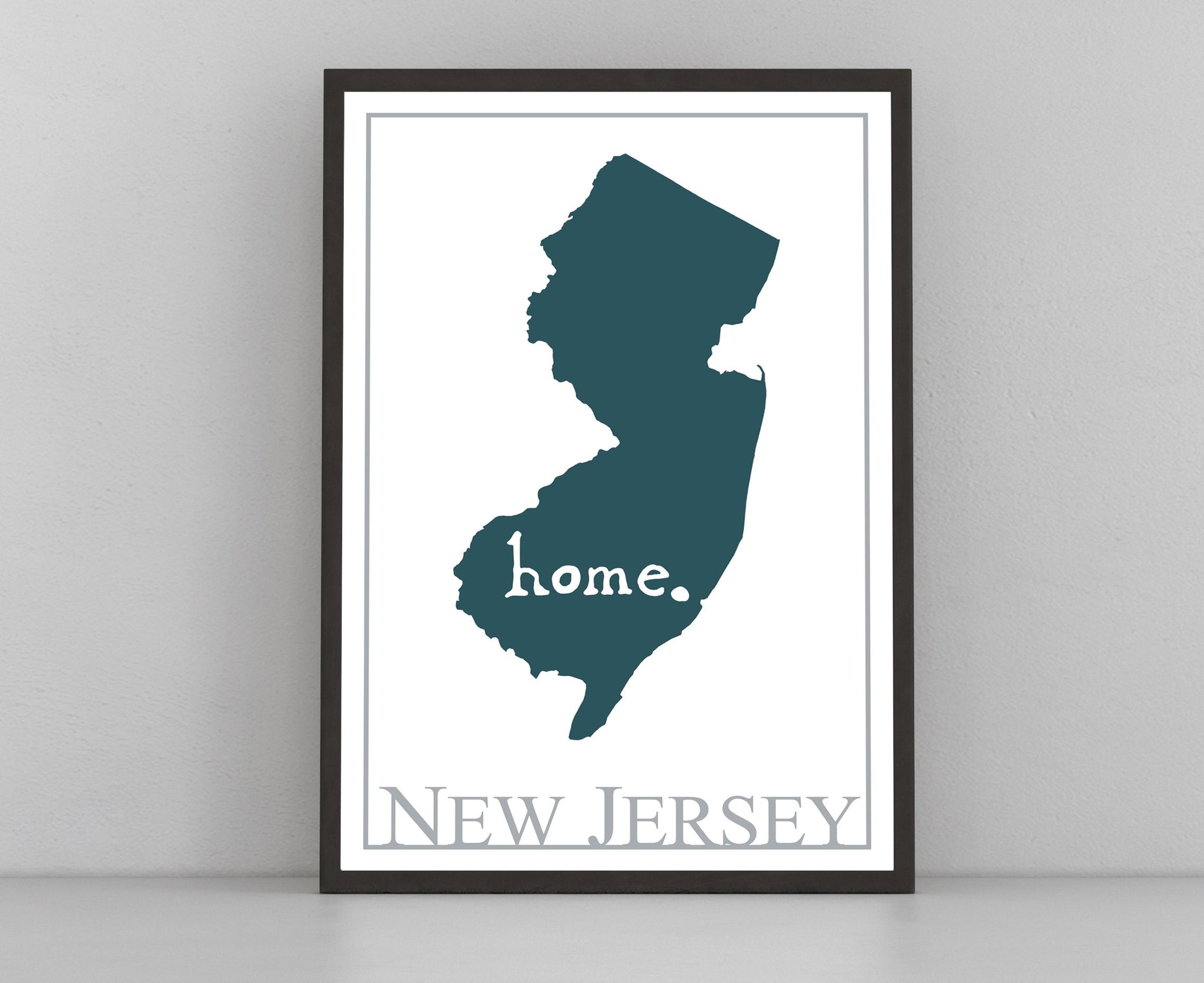 New Jersey Map Wall Art, New Jersey Modern Map Print, City map wall decor, New Jersey City Poster Print, State Posters, Home wall decoration