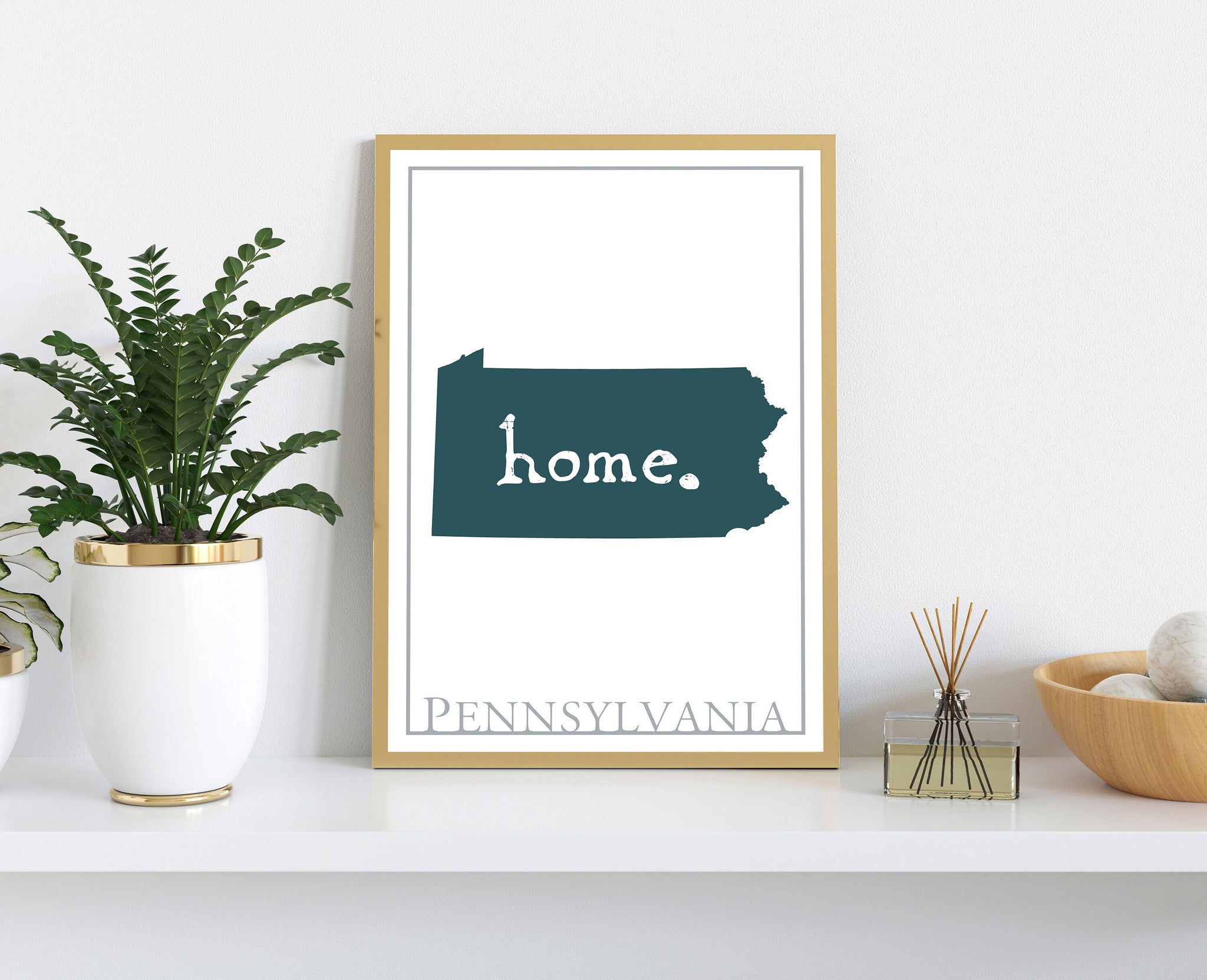 Pennsylvania Map Wall Art,  Modern Map Print, City map wall decor, Pennsylvania City Poster Print, Pennsylvania State Poster, Home wall art