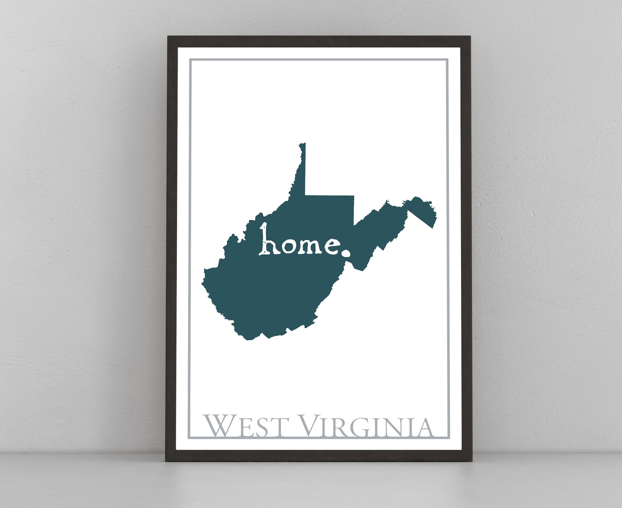 West Virginia Map Wall Art, West Virginia modern map poster print,City map wall decor,West Virginia City Poster,State Poster,Home wall decor