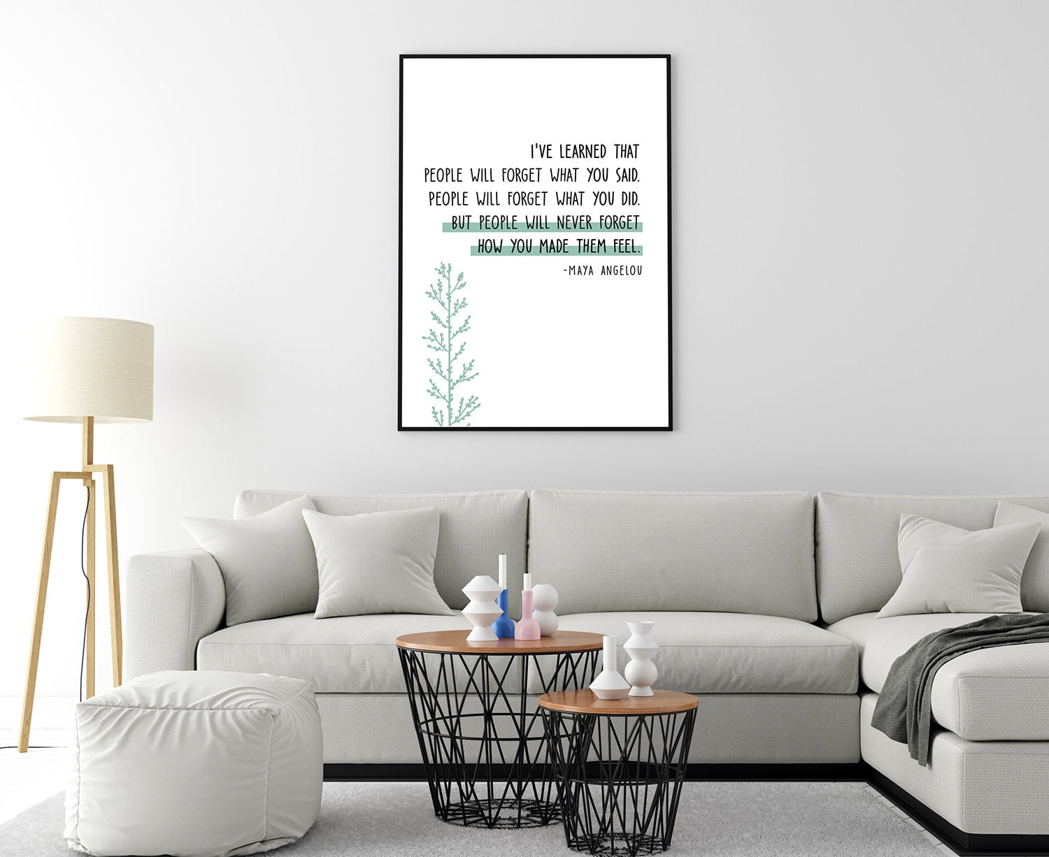 Motivational quotes, Maya Angelou quote print, Home wall decoration, Office wall art, Inspirational wall art Poster print, Quote wall art