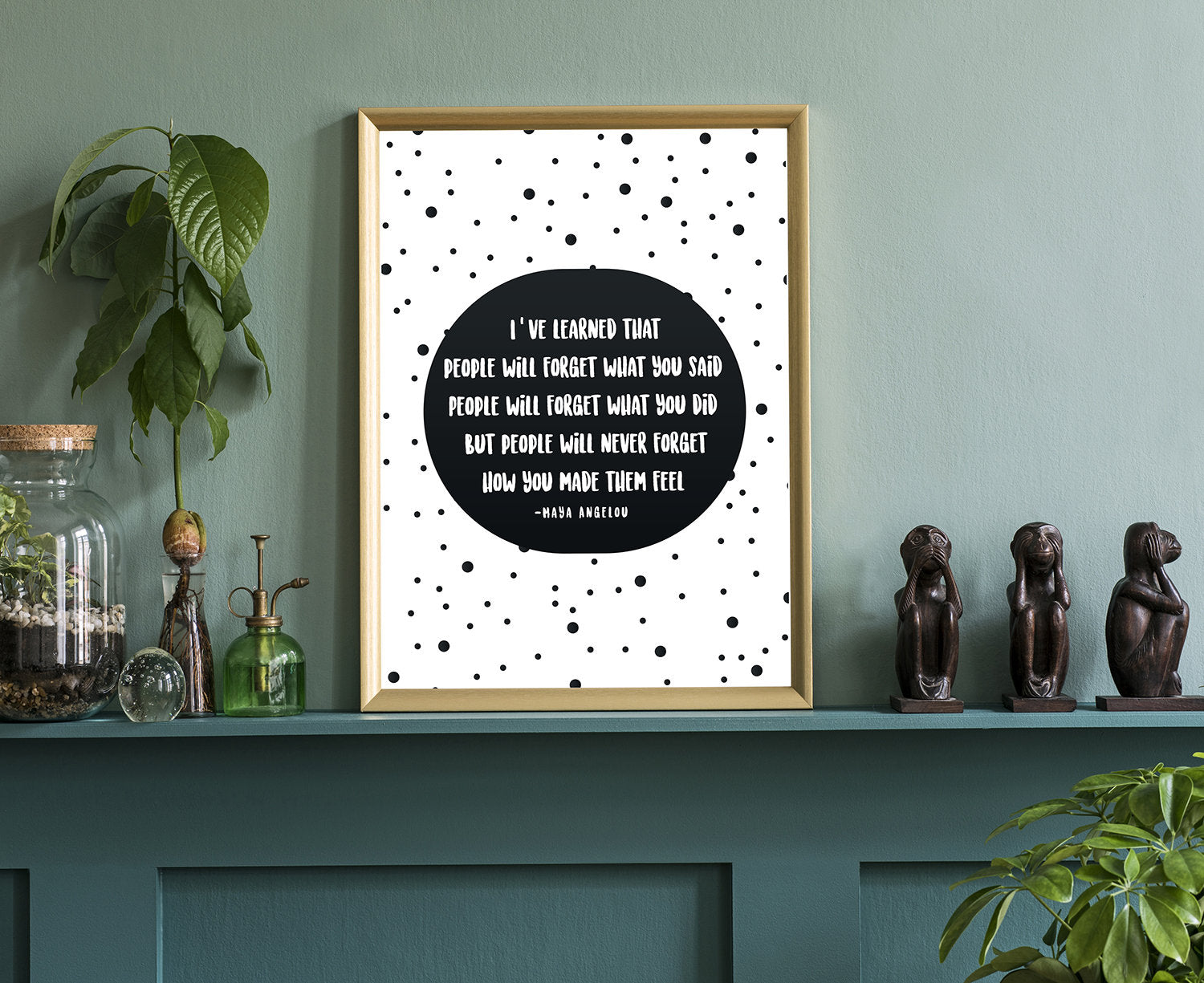 Maya Angelou quotes, Home wall decoration, Office wall decoration, Meaningful quotes poster print, Inspirational Quotes About Life, Posters