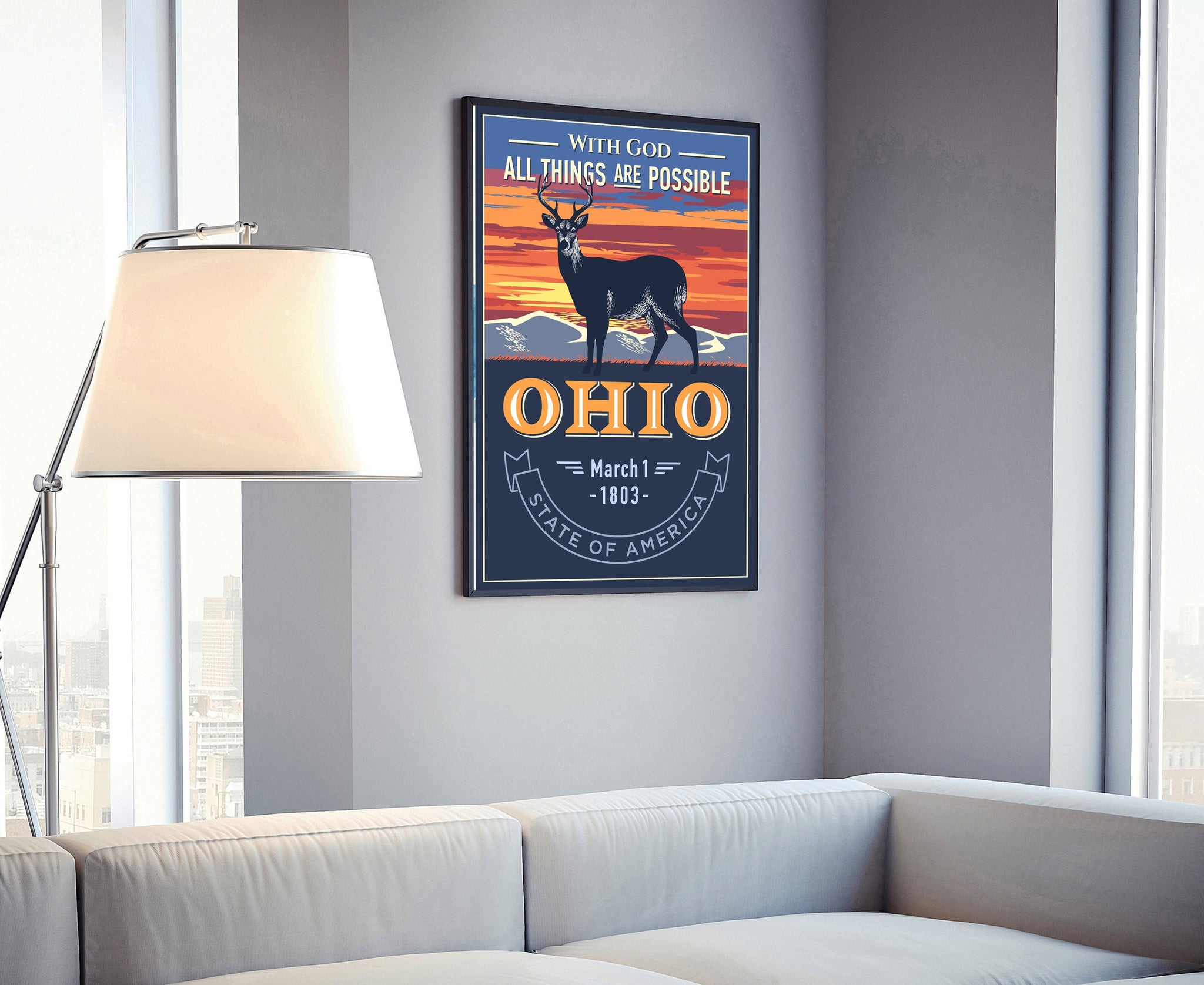 Ohio State Emblem Poster
