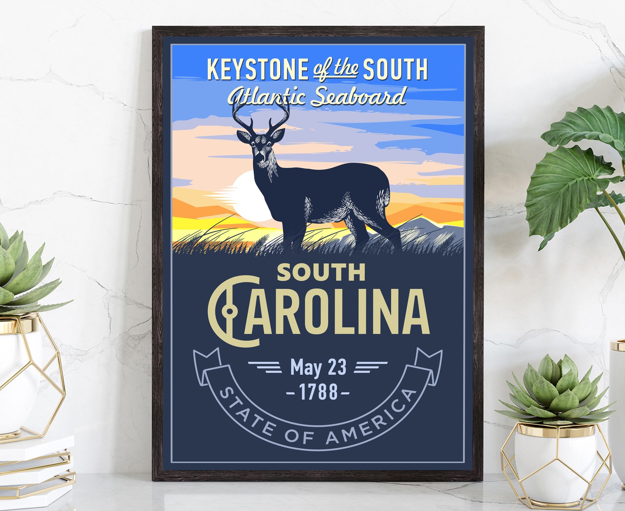 South Carolina State Emblem Poster